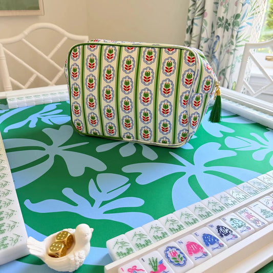 The Nordic Flower Bag - Red & Green (Shipping Late September)