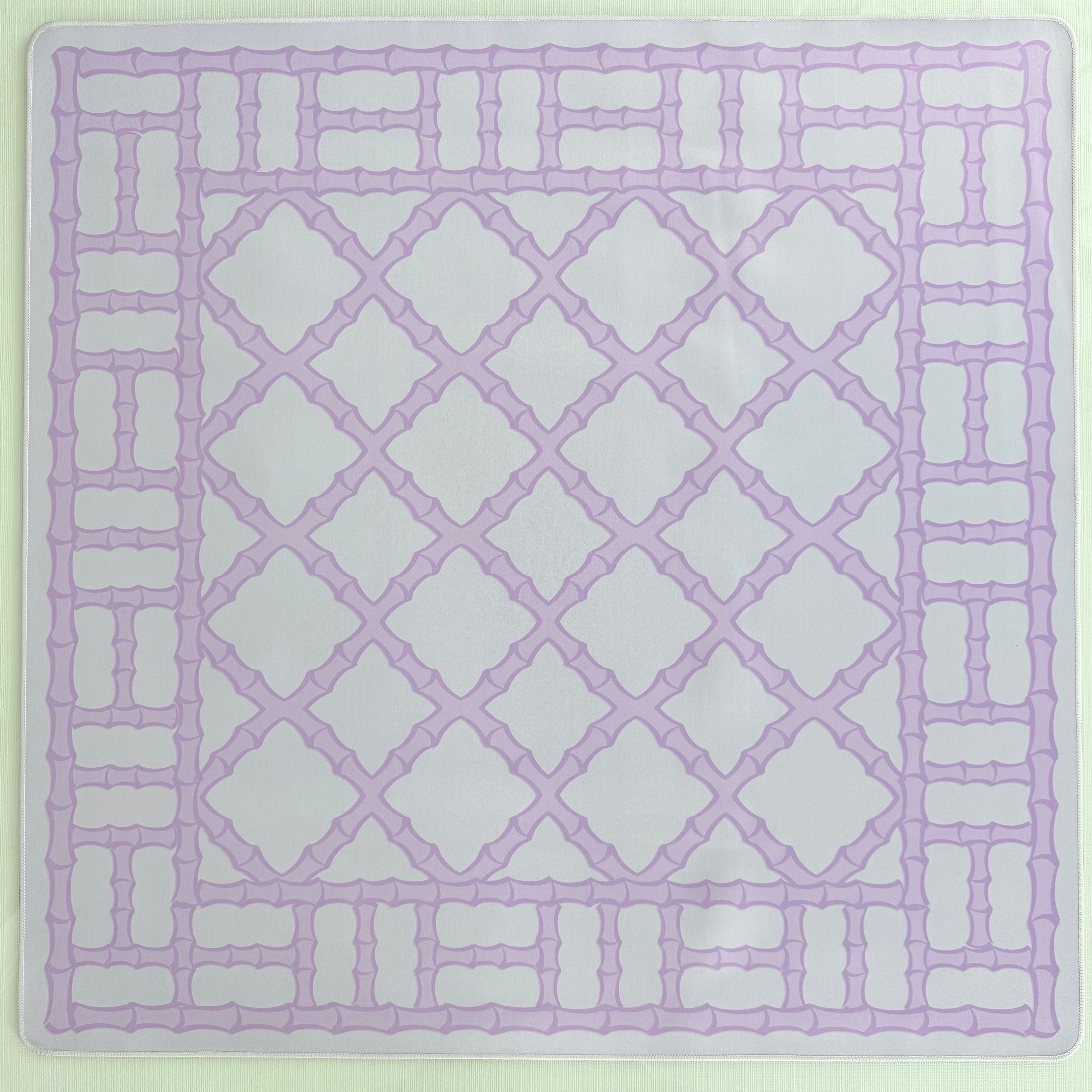 Mahjong Lattice Mat Purple