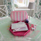 Cabana Pink Spring Pastel Edition American Mahjong Set (Presale) – 30mm Tiles with Acrylic Racks