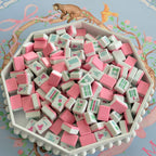 Cabana Pink Spring Pastel Edition American Mahjong Set (Presale) – 30mm Tiles with Acrylic Racks