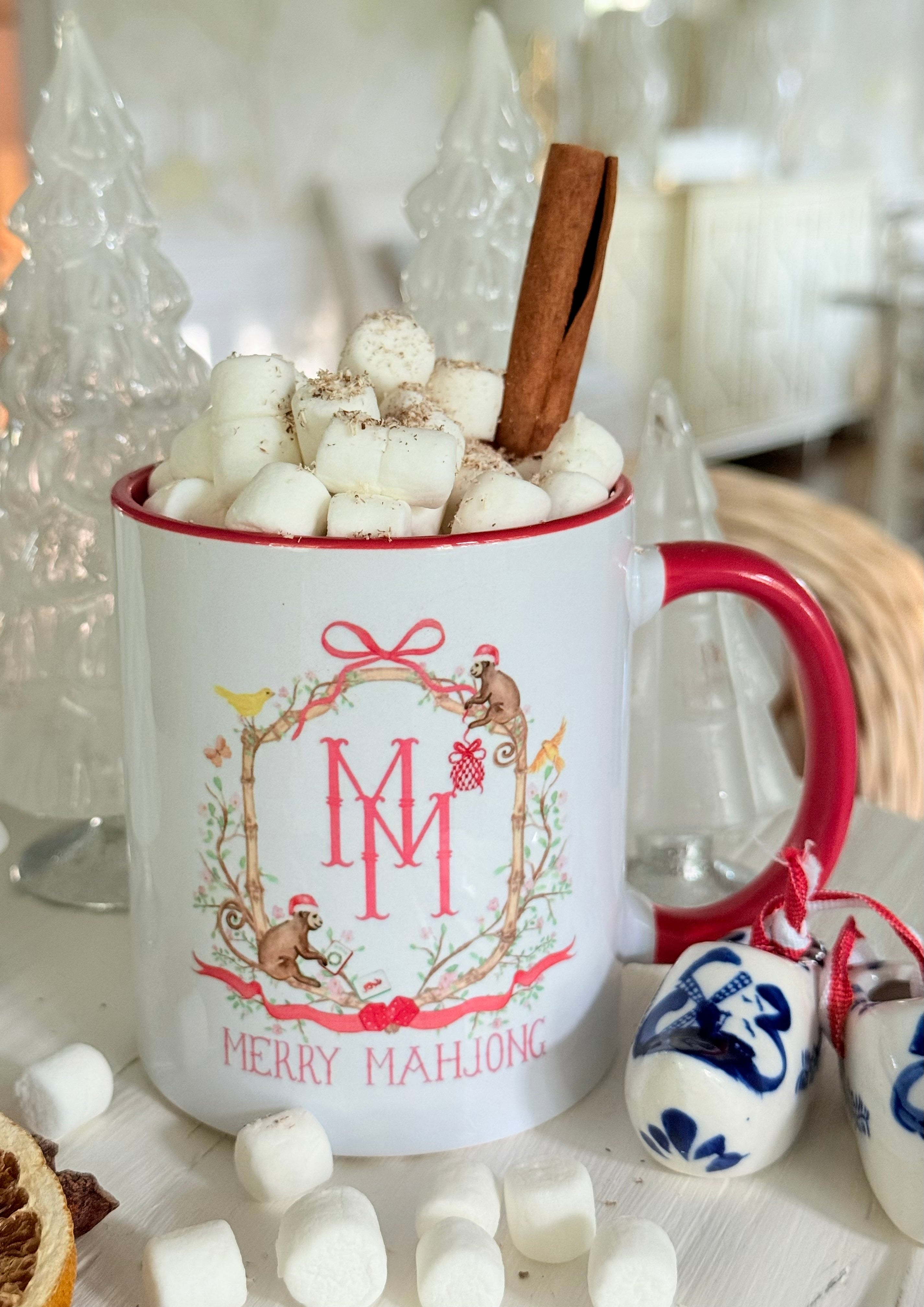 The Merry Mahjong Christmas Mug