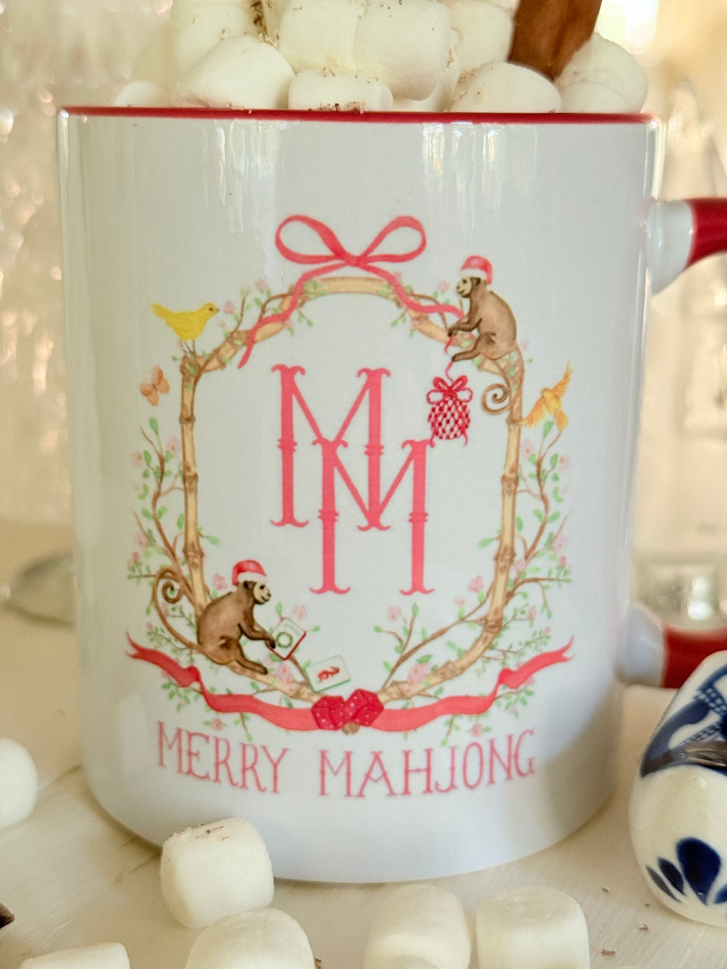 The Merry Mahjong Christmas Mug