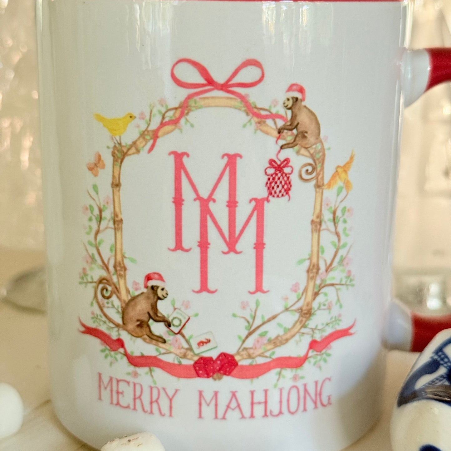 The Merry Mahjong Christmas Mug