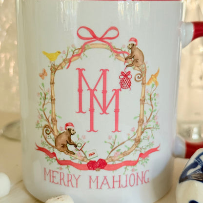 The Merry Mahjong Christmas Mug