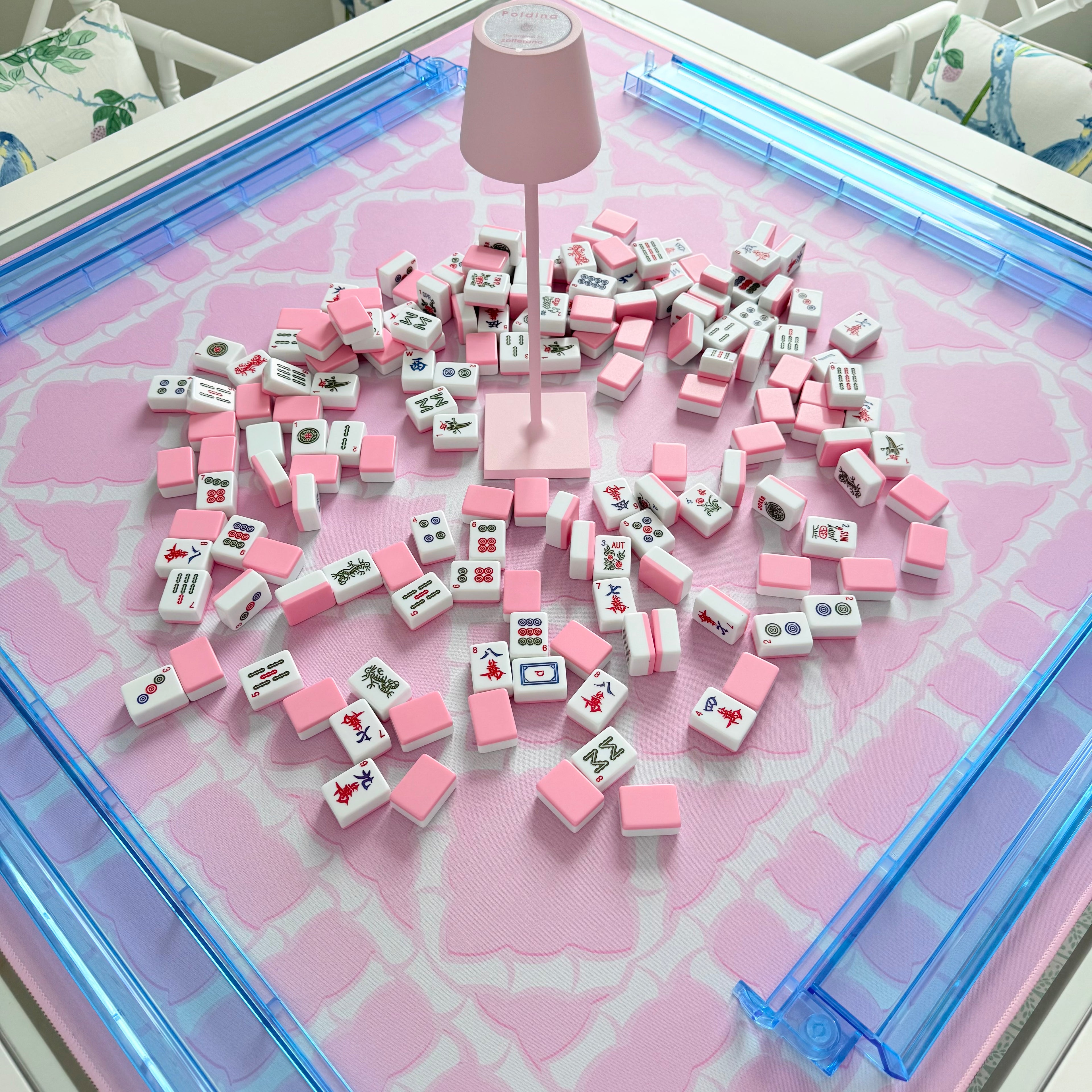 Mahjong Lattice Pink Mat.