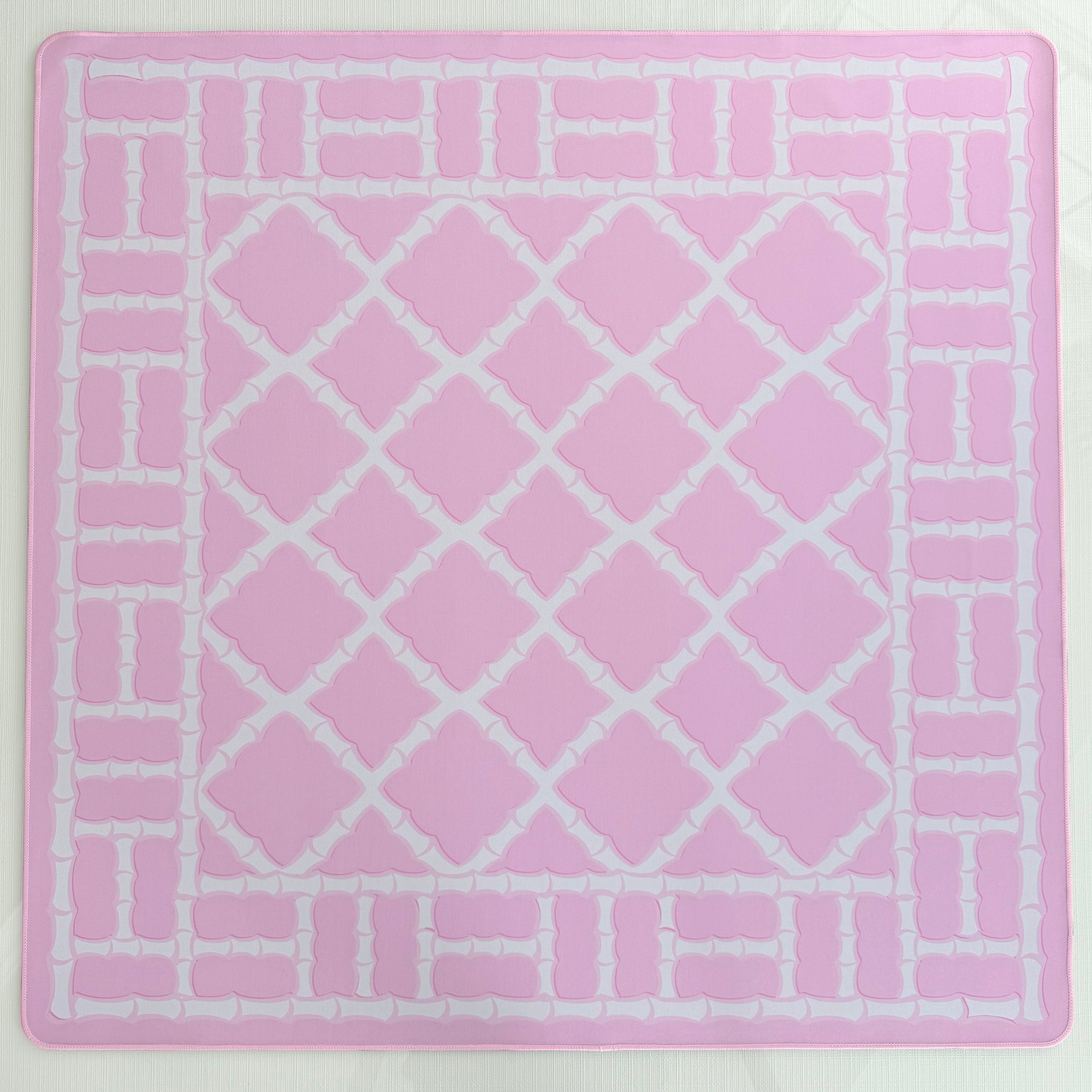 Mahjong Lattice Pink Mat.