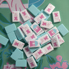 Southern Springs American mahjong tile set showing crack tiles
