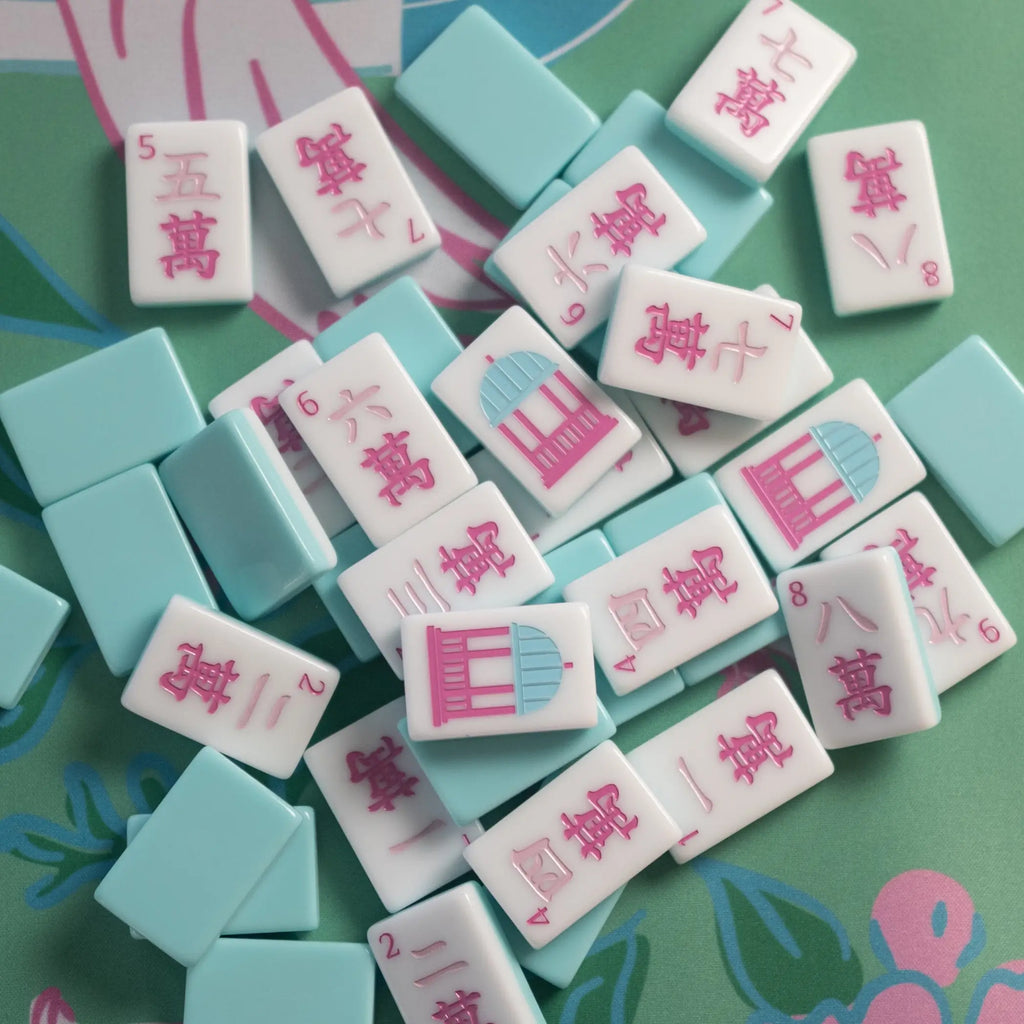 Southern Springs American mahjong tile set showing crack tiles