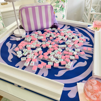 Lilac Current Mahjong Mat - Tulip Terrace Mat Collection