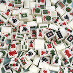 Mini American Mahjong Tile Set with Mat and Bag – Travel Bundle